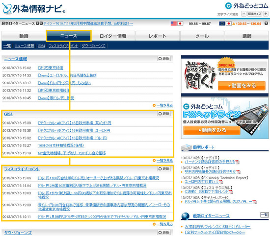 外為情報ナビニュース